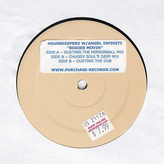 Housekeeperz Featuring Angel Infiniti : Bodies Movin' (12", Single, Promo, W/Lbl)