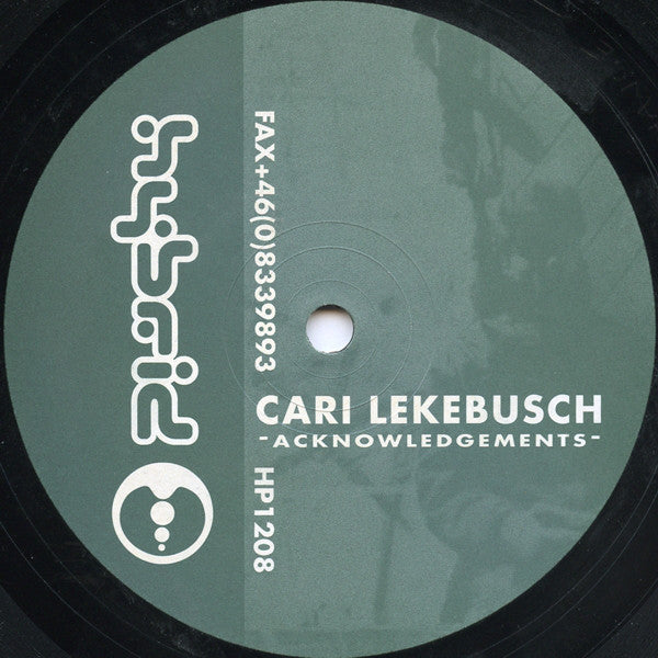 Cari Lekebusch : Acknowledgements (12")