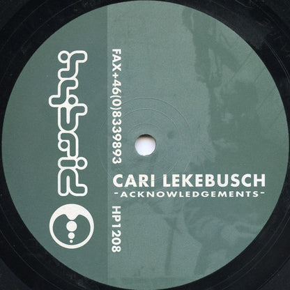 Cari Lekebusch : Acknowledgements (12")