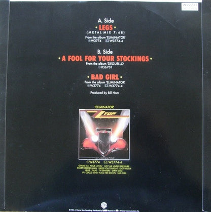 ZZ Top : Legs (Metal Mix) (12", Single, RE)