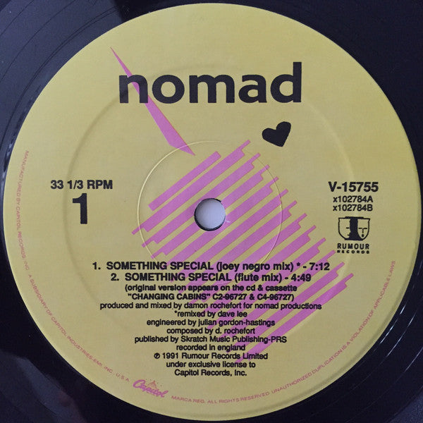 Nomad : Something Special (12", Single)