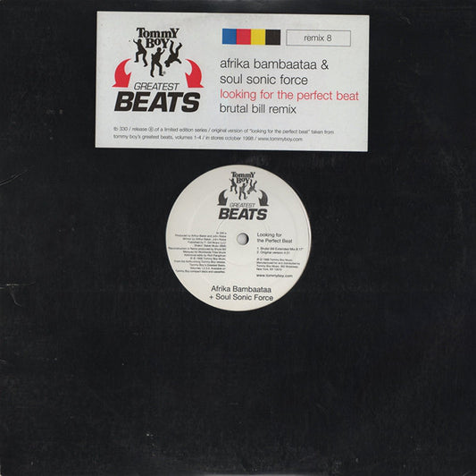 Afrika Bambaataa & Soulsonic Force : Looking For The Perfect Beat (12", Ltd)