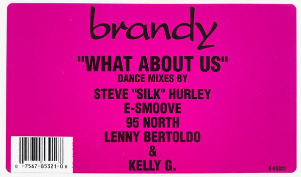 Brandy (2) : What About Us? (Dance Mixes) (2x12", Maxi)