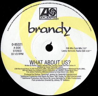 Brandy (2) : What About Us? (Dance Mixes) (2x12", Maxi)
