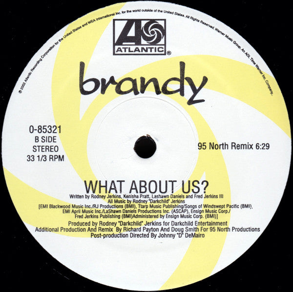 Brandy (2) : What About Us? (Dance Mixes) (2x12", Maxi)