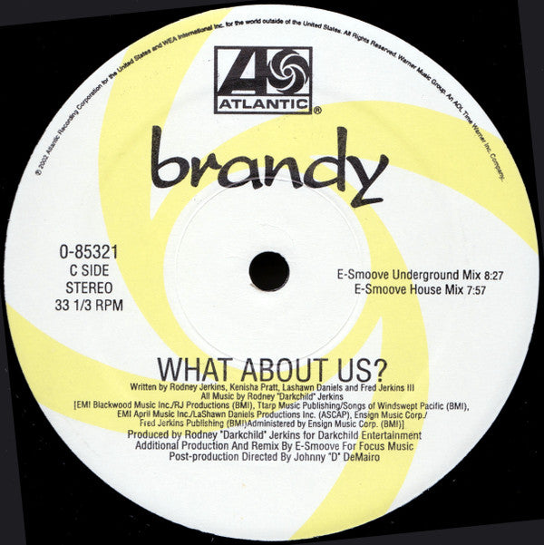Brandy (2) : What About Us? (Dance Mixes) (2x12", Maxi)