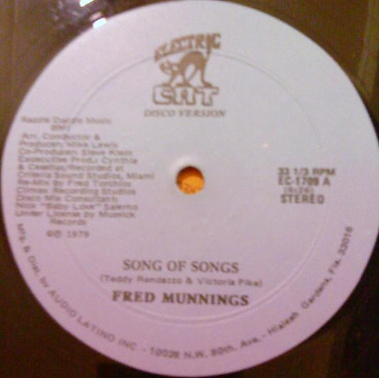 Fred Munnings Jr. : Song Of Songs (12")