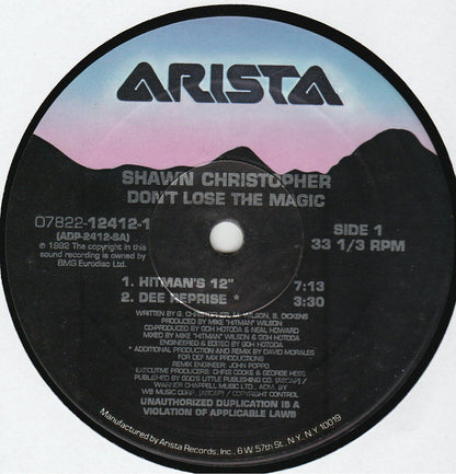 Shawn Christopher : Don't Lose The Magic (12")
