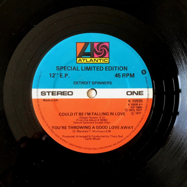 The Detroit Spinners* : Could It Be I'm Falling In Love (12", EP, Ltd)