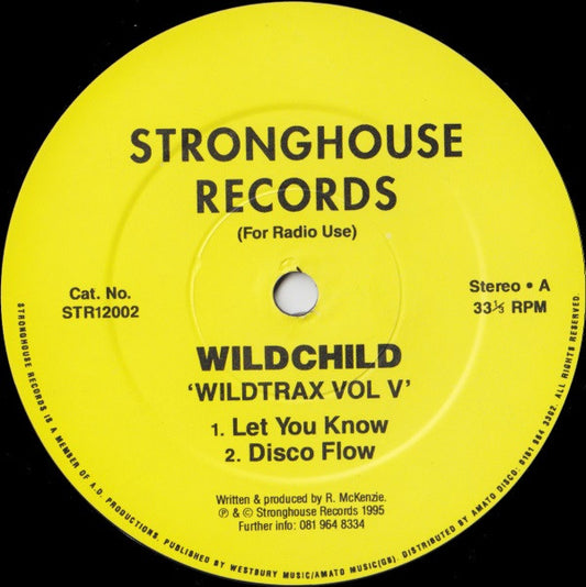 Wildchild : Wildtrax Vol. V (12")