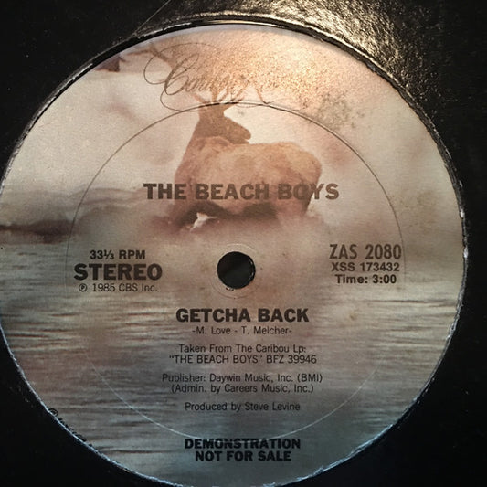 The Beach Boys : Getcha Back (12", Single, Promo)