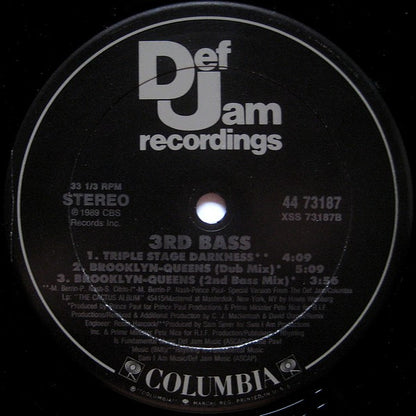 3rd Bass : Brooklyn-Queens (12")