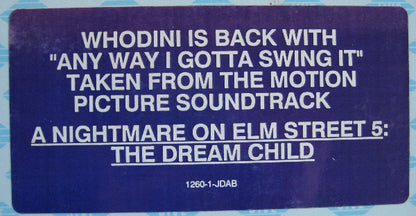 Whodini : Any Way I Gotta Swing It (12", Promo)