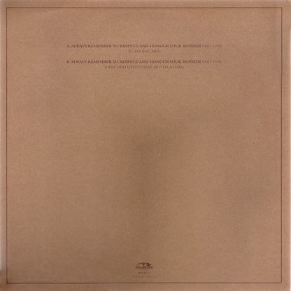 Dusted : Always Remember To Respect And Honour Your Mother - Part One (12", Promo)