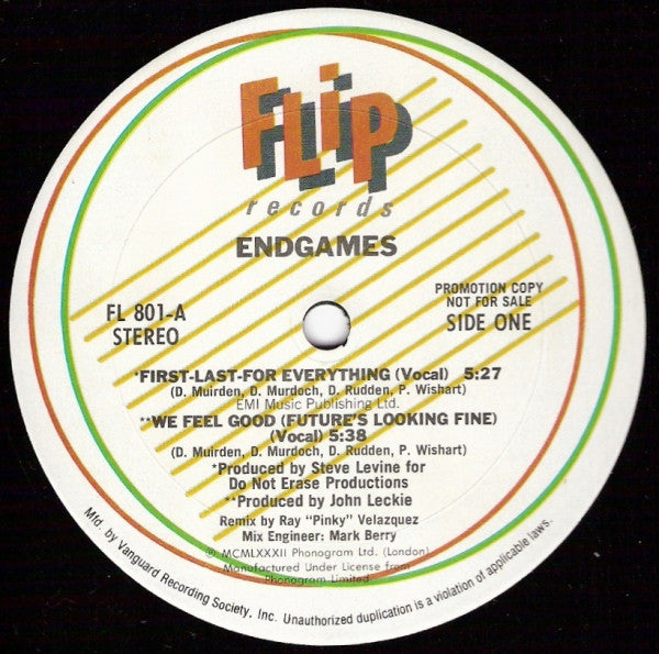 Endgames : First-Last-For Everything (12", Promo)