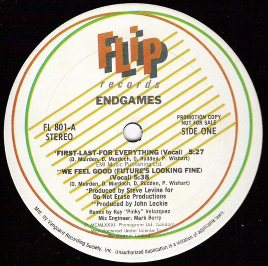 Endgames : First-Last-For Everything (12", Promo)
