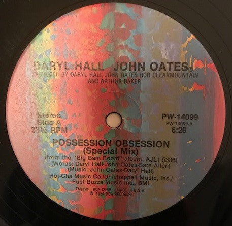 Daryl Hall John Oates* : Possession Obsession (12")