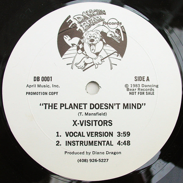 X-Visitors : The Planet Doesn't Mind (12", Promo)