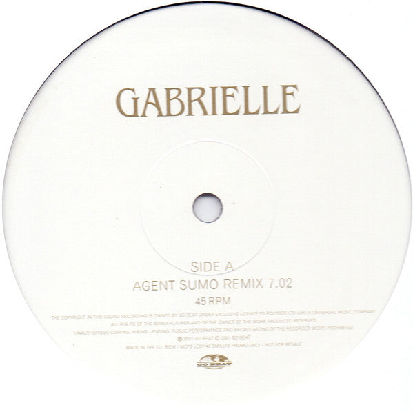 Gabrielle : Don't Need The Sun To Shine (To Make Me Smile) (2x12", Promo)
