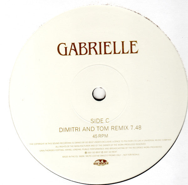 Gabrielle : Don't Need The Sun To Shine (To Make Me Smile) (2x12", Promo)