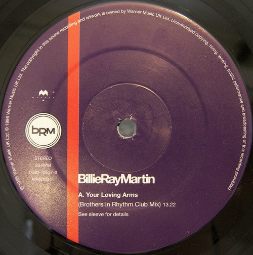 Billie Ray Martin : You And I (Keep Holding On) (12")