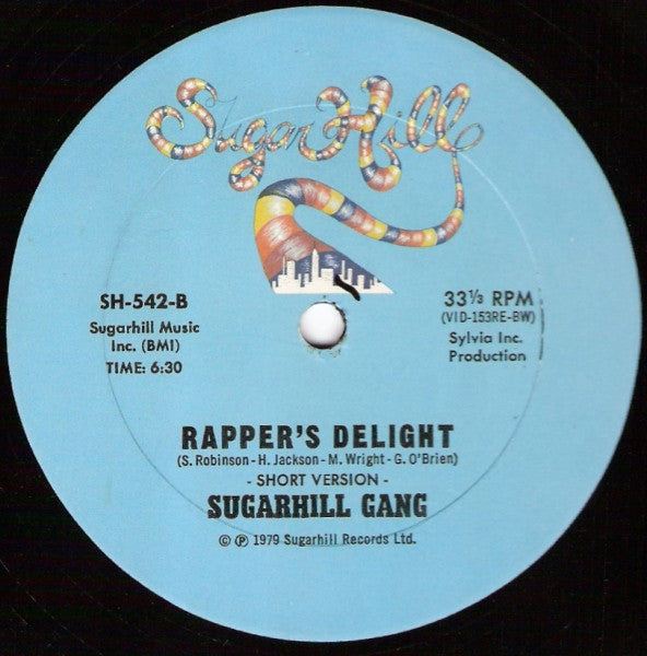 Sugarhill Gang : Rapper's Delight (12", Single)