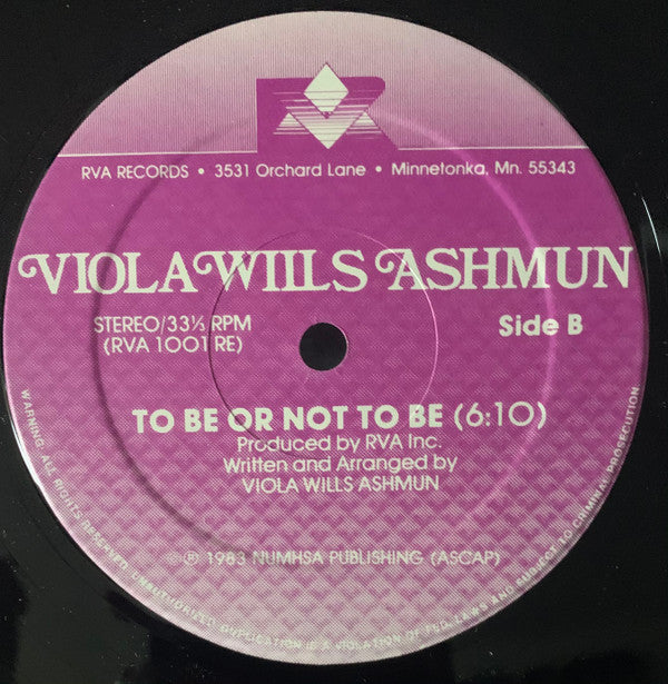 Viola Wills Ashmun* : Space (12")