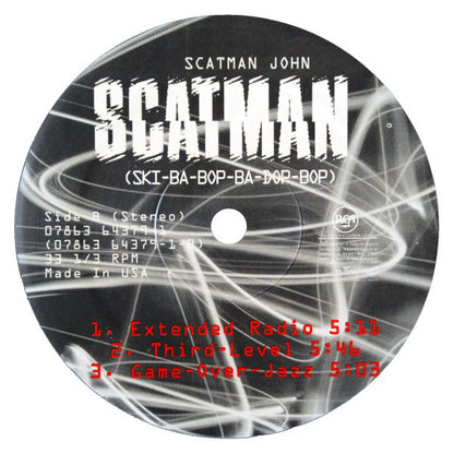 Scatman John : Scatman (Ski-Ba-Bop-Ba-Dop-Bop) (12")