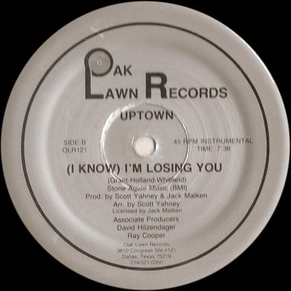 Uptown (21) : (I Know) I'm Losing You (12", Single, RE)