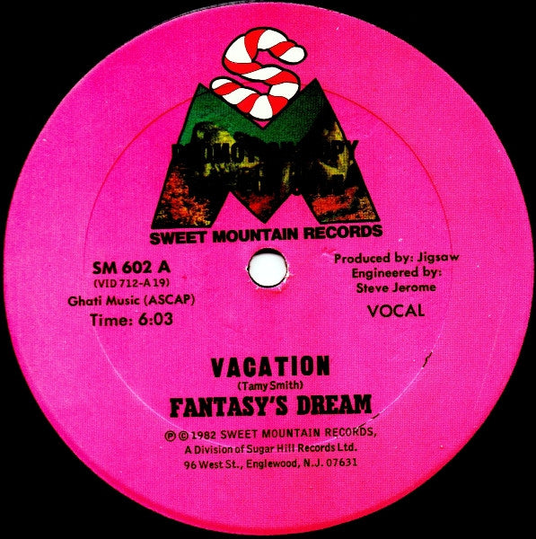 Fantasy's Dream : Vacation (12", Promo)