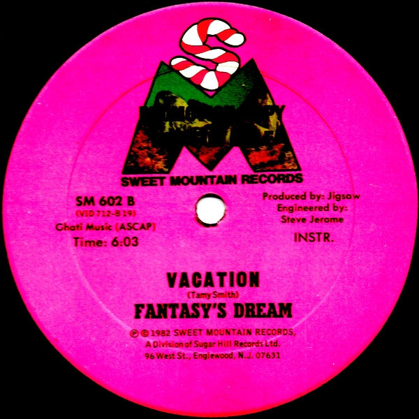 Fantasy's Dream : Vacation (12", Promo)