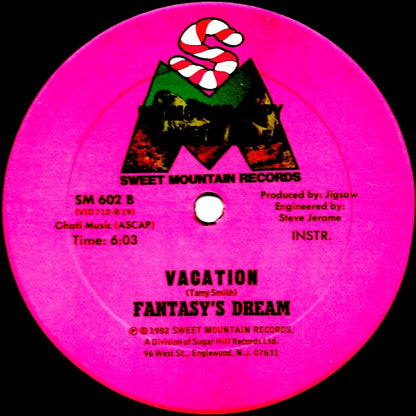 Fantasy's Dream : Vacation (12", Promo)