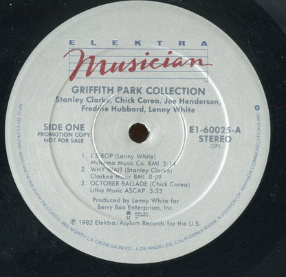Stanley Clarke / Chick Corea / Joe Henderson / Freddie Hubbard / Lenny White : The Griffith Park Collection (LP, Album, Promo, Eas)