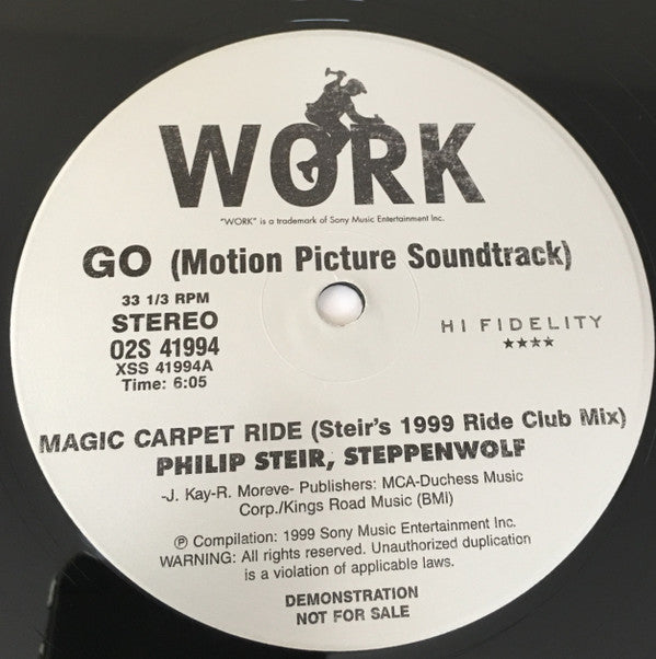 Various : Go (Music From The Motion Picture) (2x12", Ltd, Promo)