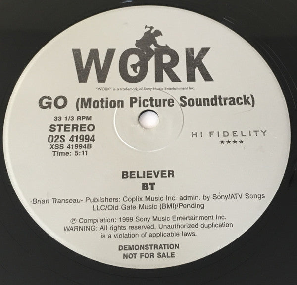 Various : Go (Music From The Motion Picture) (2x12", Ltd, Promo)
