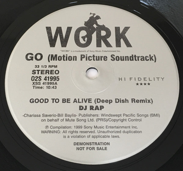 Various : Go (Music From The Motion Picture) (2x12", Ltd, Promo)