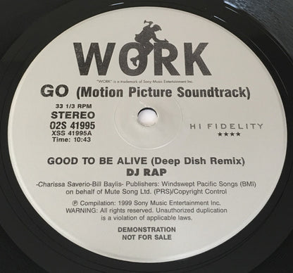 Various : Go (Music From The Motion Picture) (2x12", Ltd, Promo)