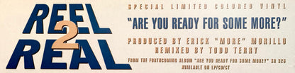 Reel 2 Real : Are You Ready For Some More? (12", Ltd, Red)