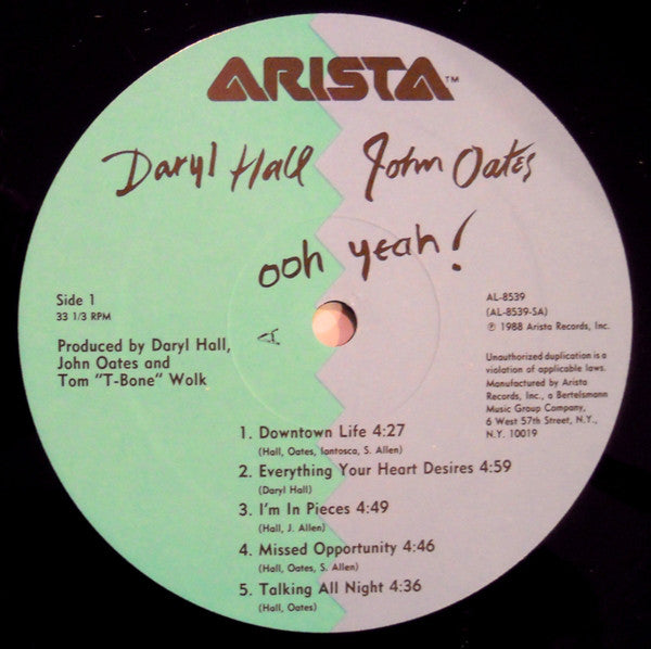 Daryl Hall John Oates* : Ooh Yeah! (LP, Album, All)