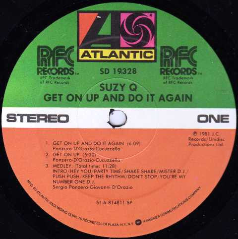 Suzy Q : Get On Up And Do It Again (LP, Album, Spe)