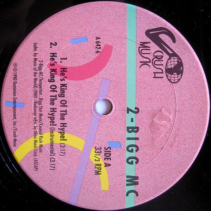 2 Bigg MC : He's King Of The Hype! (12", Single)