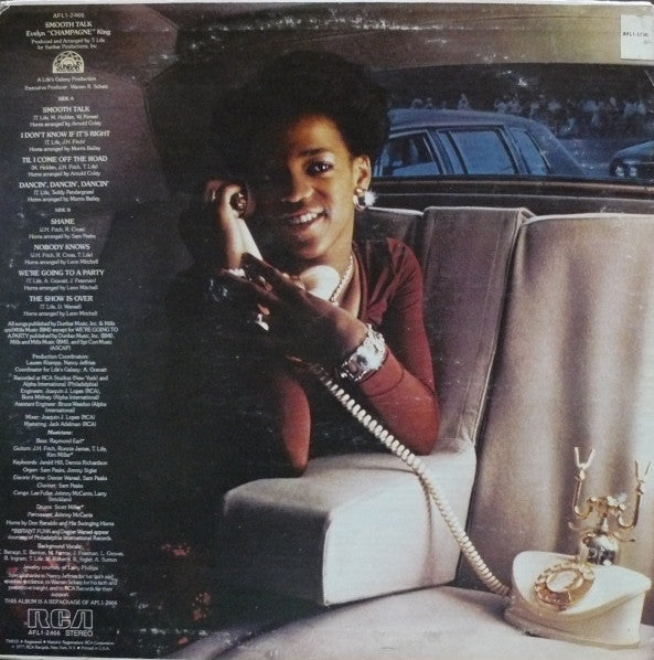Evelyn "Champagne" King* : Smooth Talk (LP, Album, RE)