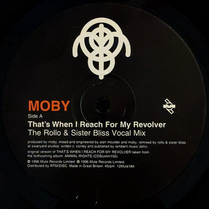 Moby : That's When I  Reach For My Revolver (12")