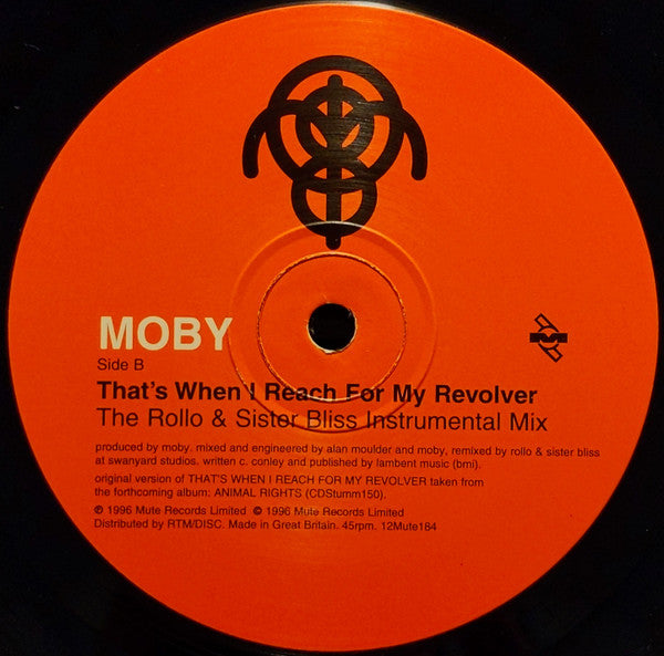 Moby : That's When I  Reach For My Revolver (12")