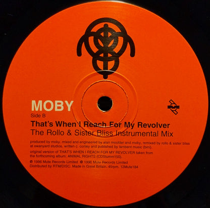 Moby : That's When I  Reach For My Revolver (12")