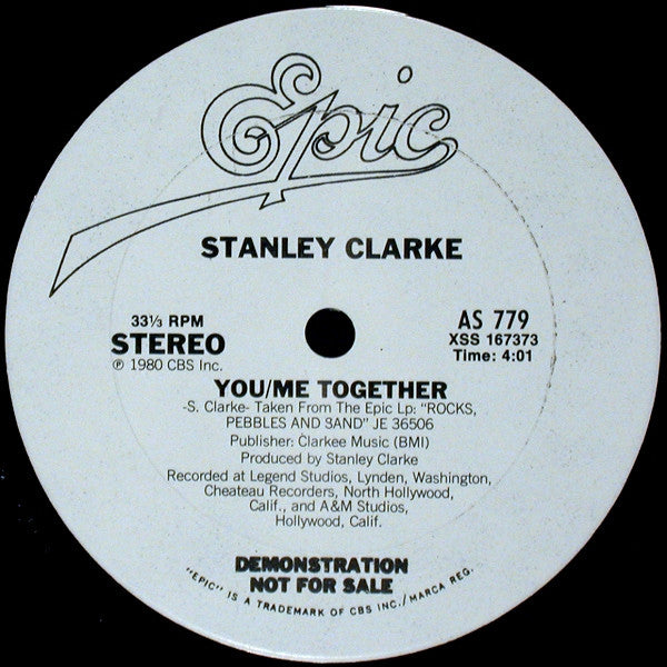 Stanley Clarke : You/Me Together (12", Promo)