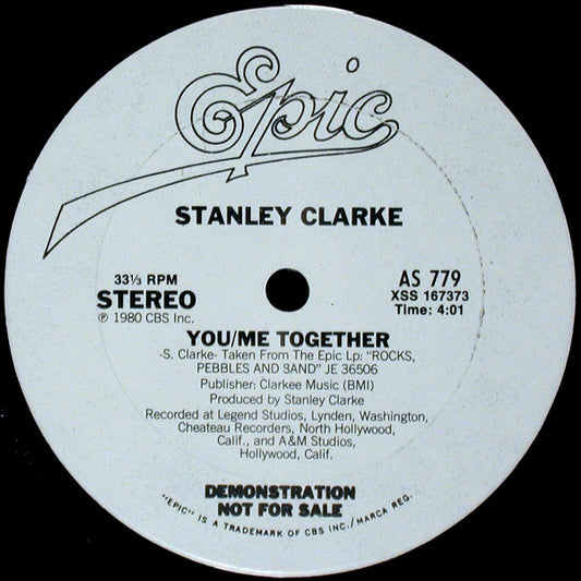 Stanley Clarke : You/Me Together (12", Promo)