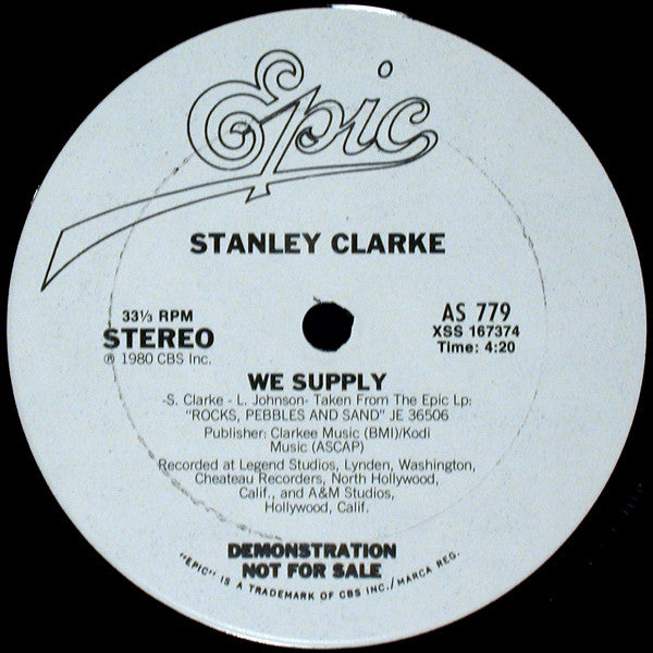Stanley Clarke : You/Me Together (12", Promo)