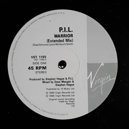 Public Image Ltd* : Warrior (12", Single)
