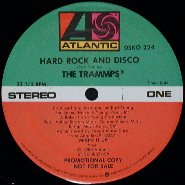 The Trammps : Hard Rock And Disco (12", Promo)